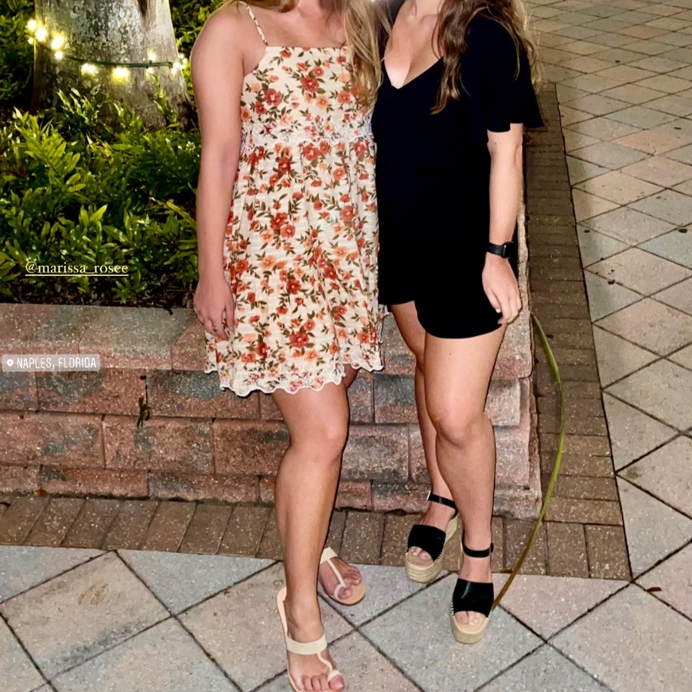 Floral American eagle dress